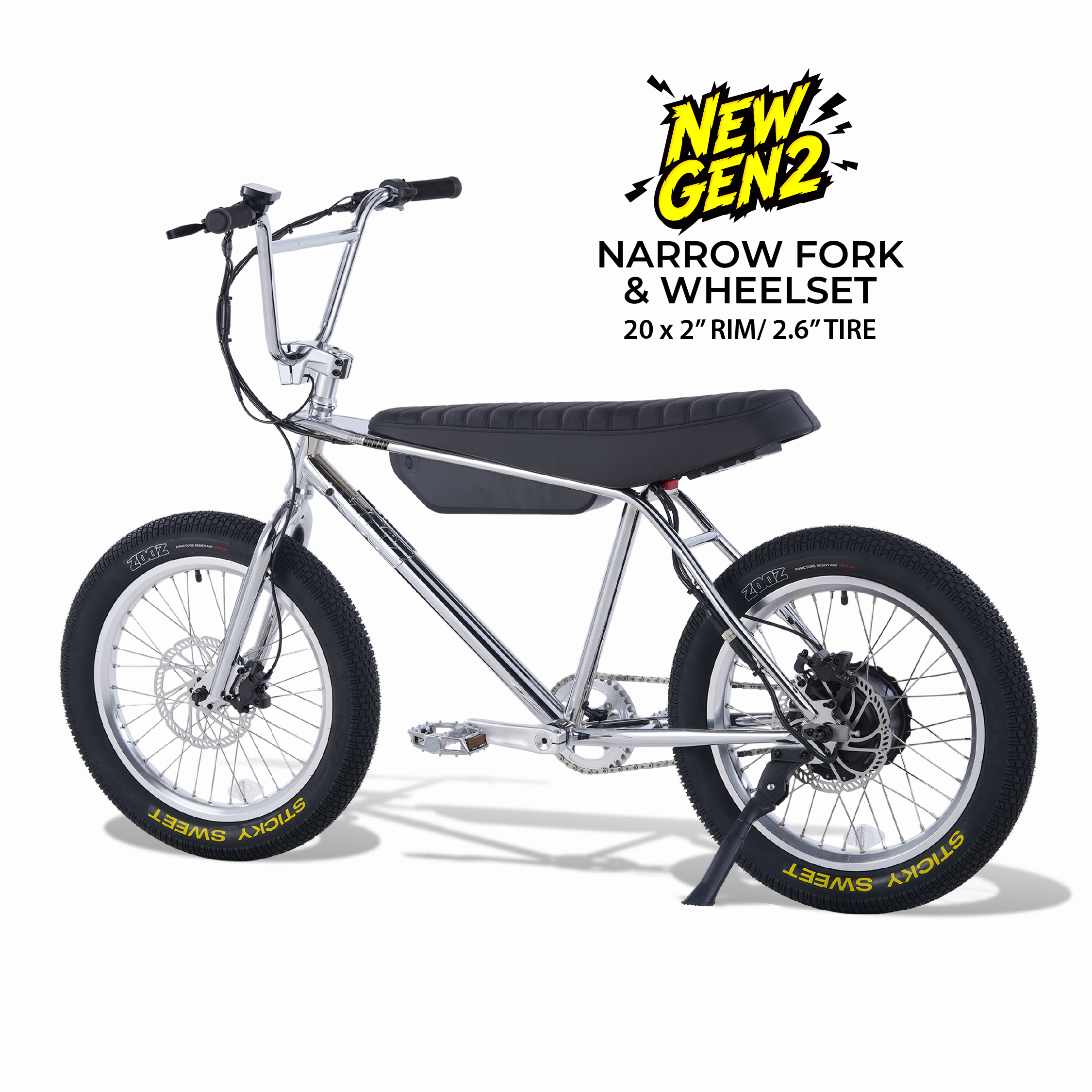 2026 Zooz Ultra Ripster Gen 2 in Chrome, rear three-quarter view