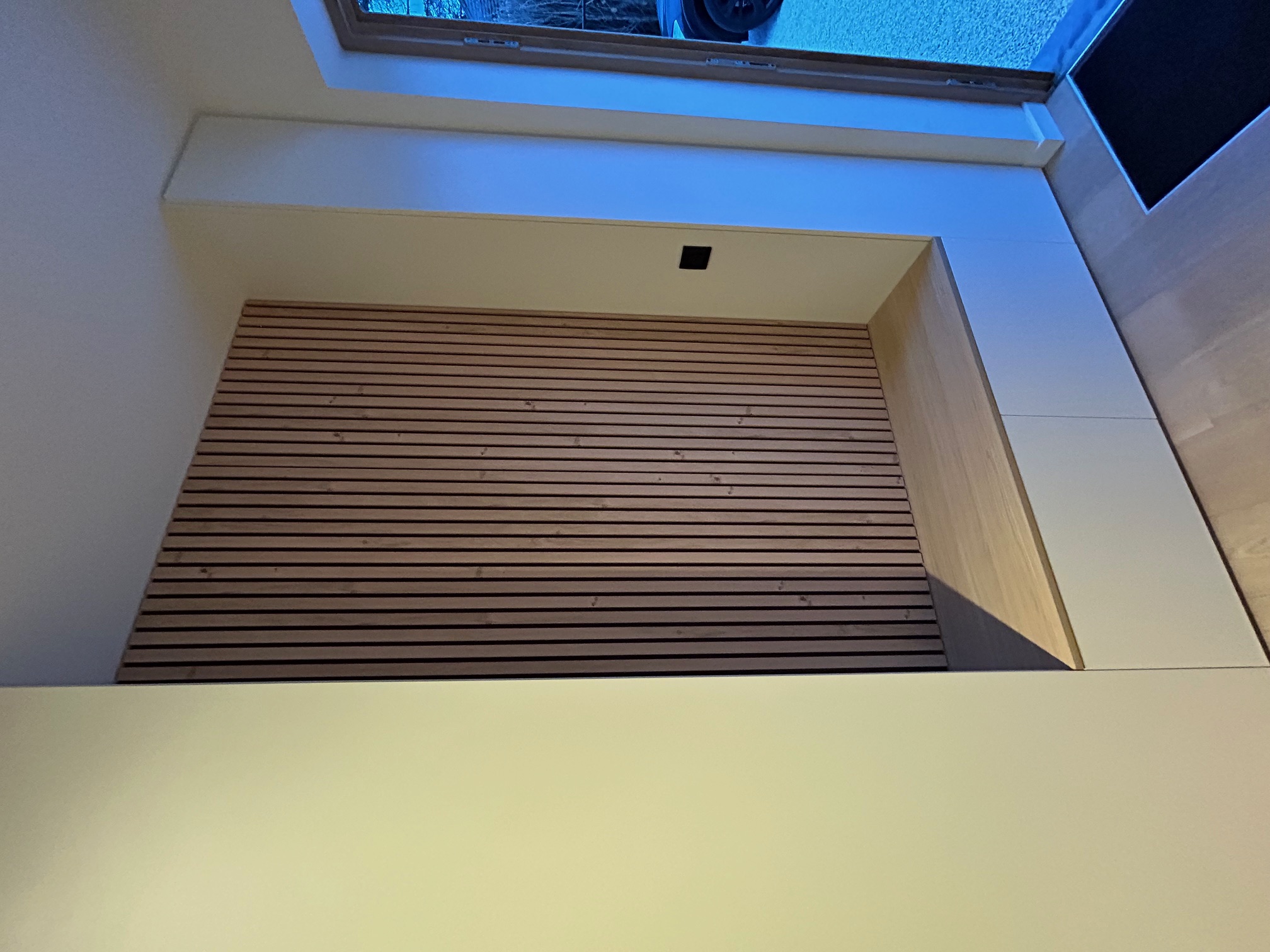 Kast en bank realisatie