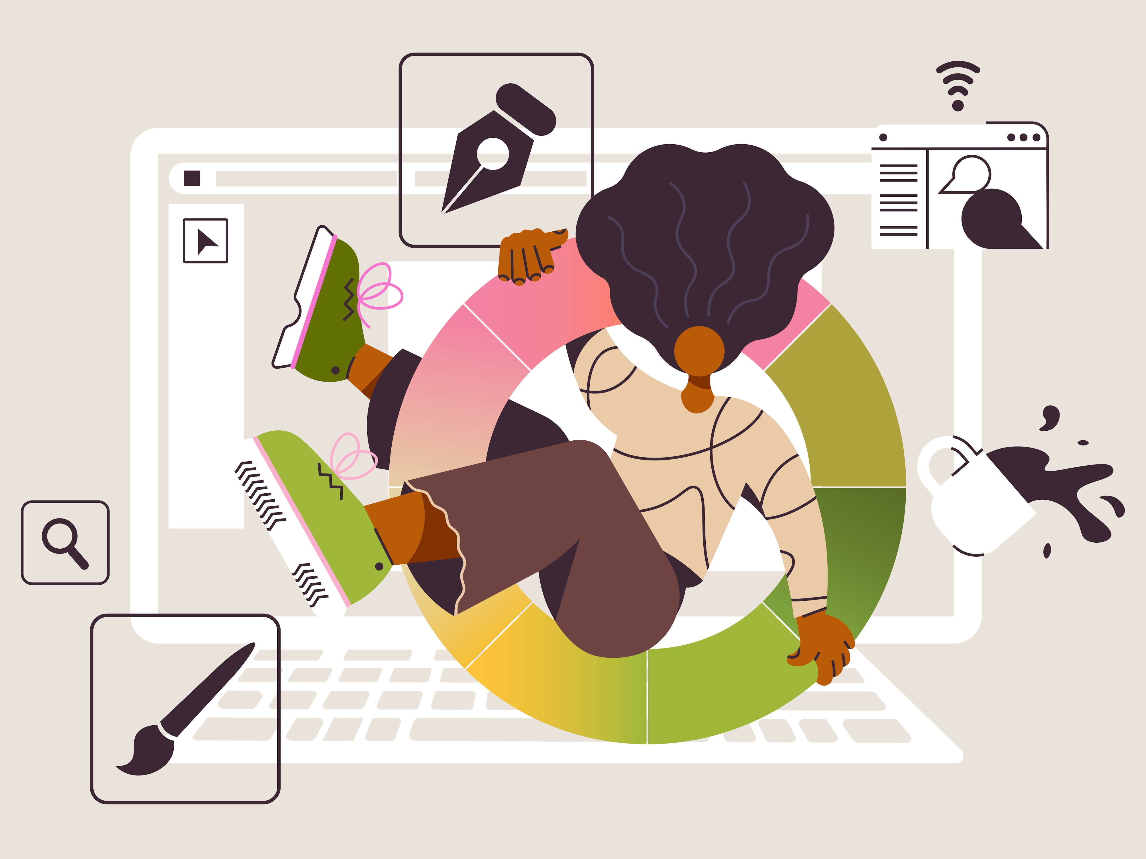 Bild: Webseiten und ihre unendlichen Möglichkeiten