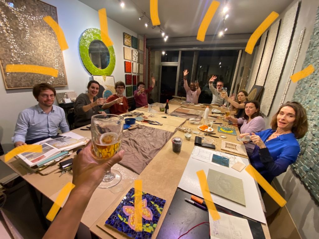 Atelier création de mosaïque - carnet de 18 heures - Image 1