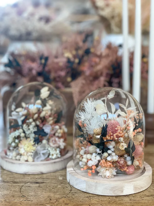 Atelier cloche en fleurs séchées - Image 3