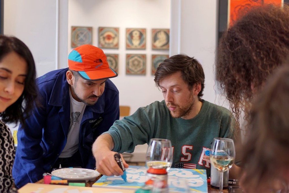 Atelier graffiti sur toile - Image 2