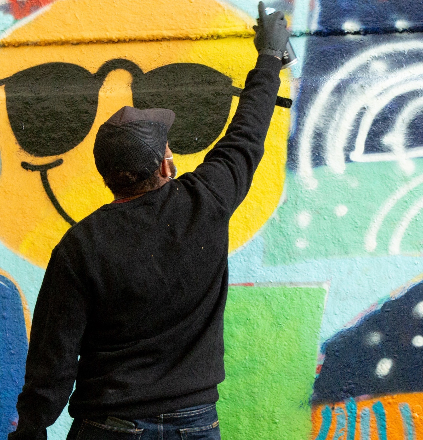 Atelier graffiti sur mur - Image 2