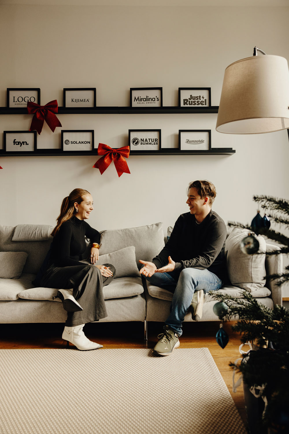 Mitarbeiteraustausch auf dem Sofa