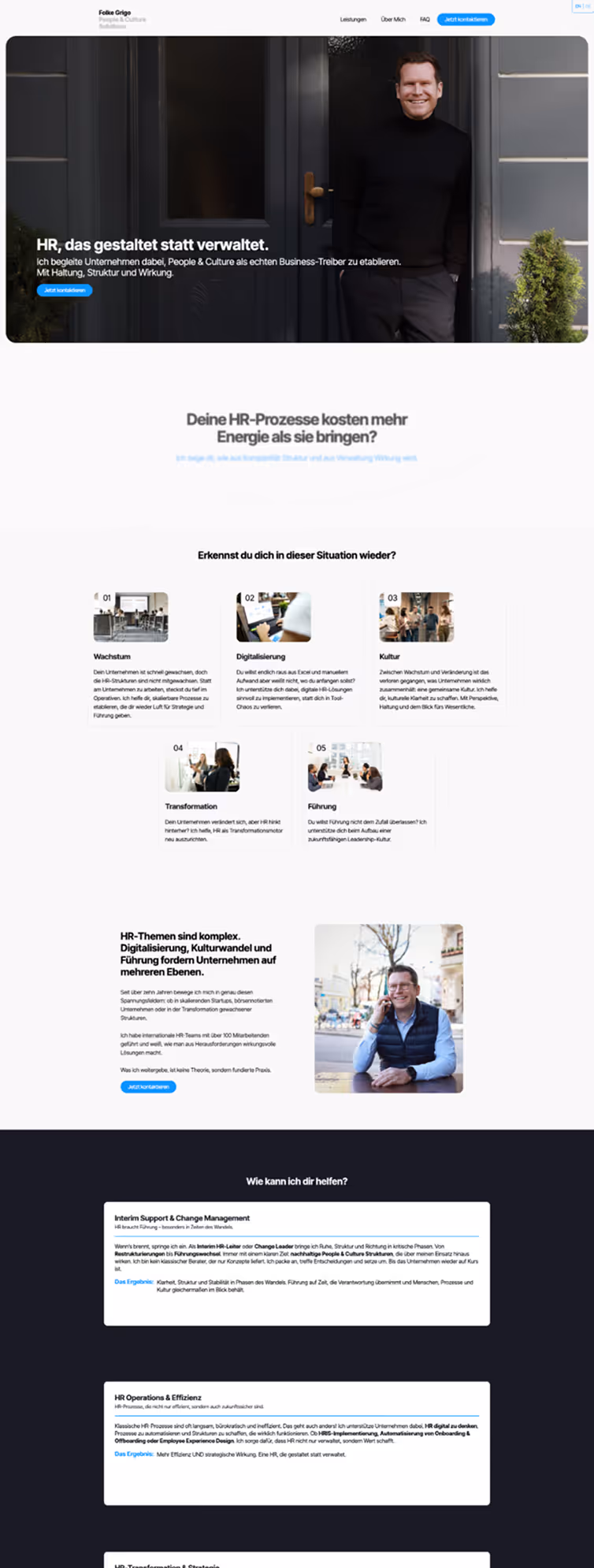 Webdesign Folke Grigo