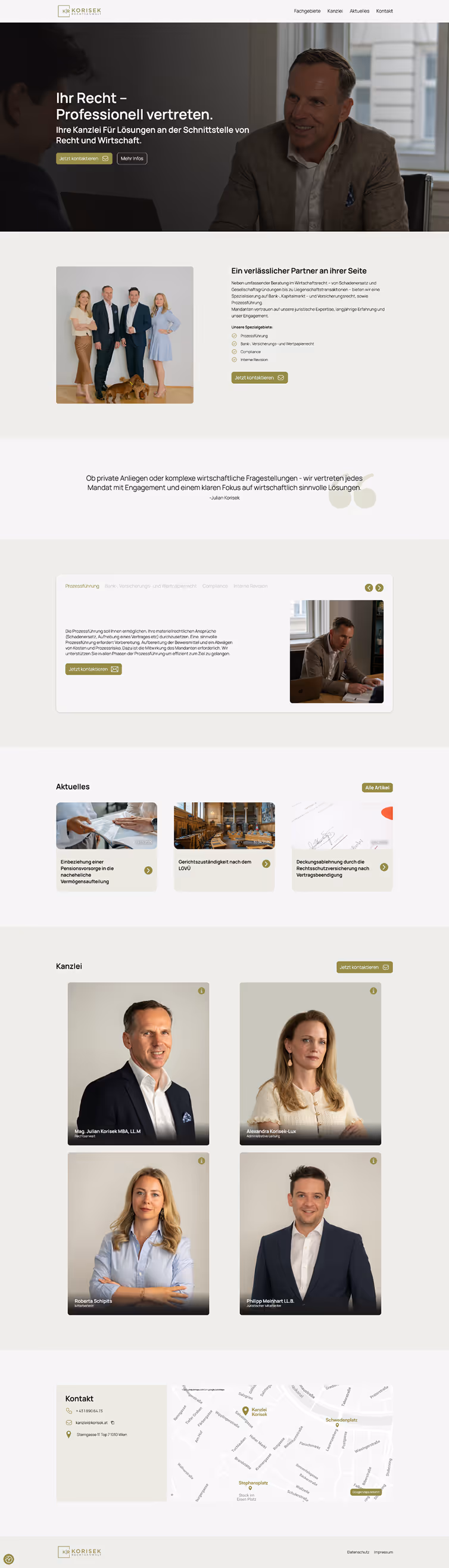 Website von Julian Korisek