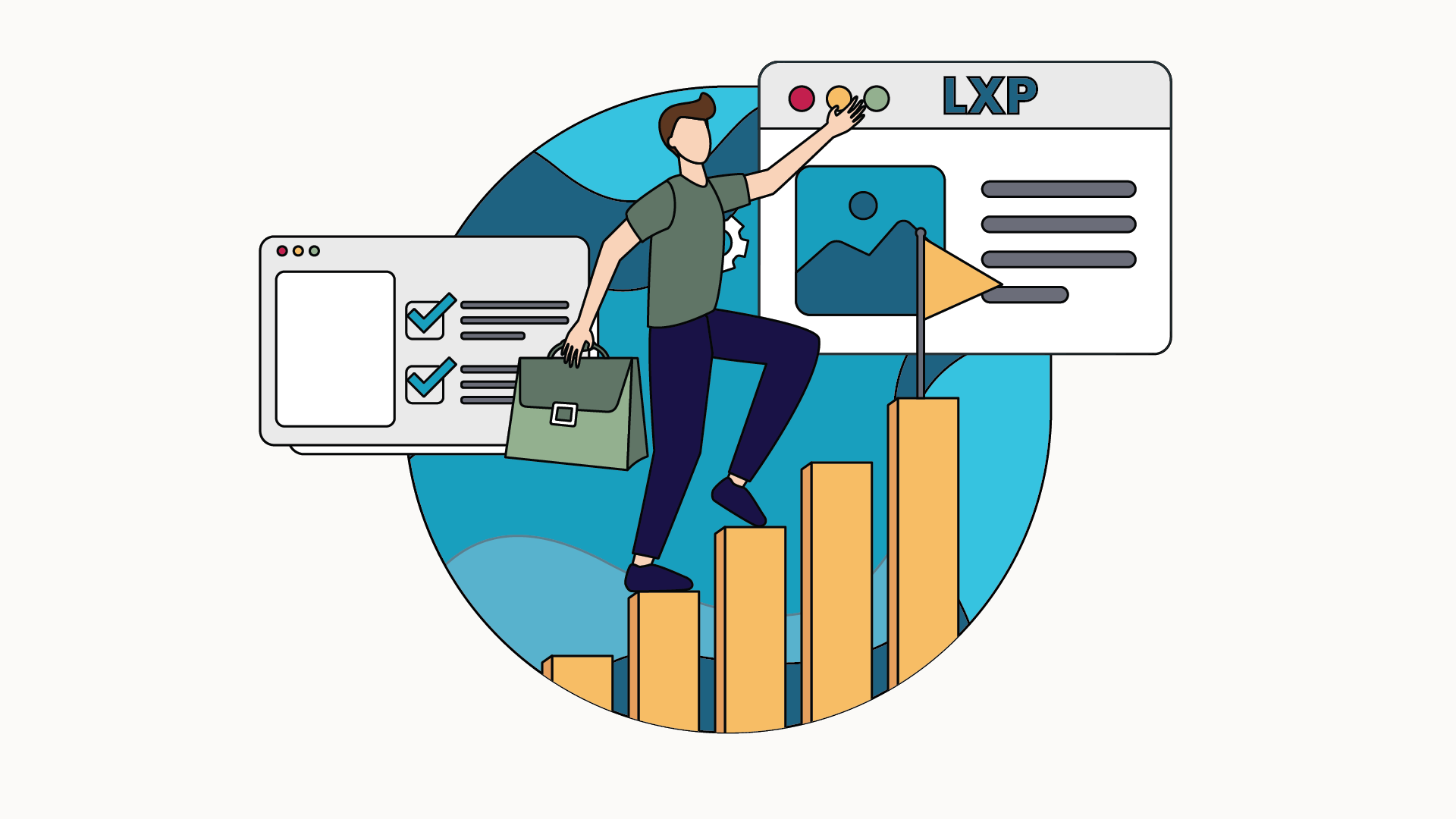 Cas d'usage LXP : reskilling des collaborateurs