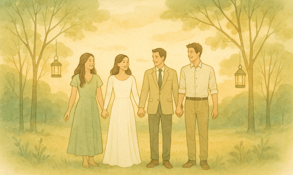 Example of wedding decorations illustrating different themes for the wedding.