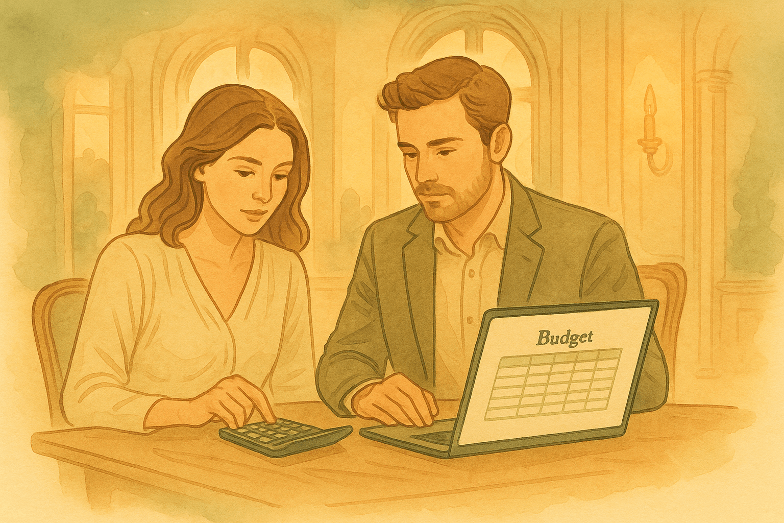 Infographie illustrant les tendances des prix de mariage en 2023, avec des détails sur les dépenses typiques pour une cérémonie.