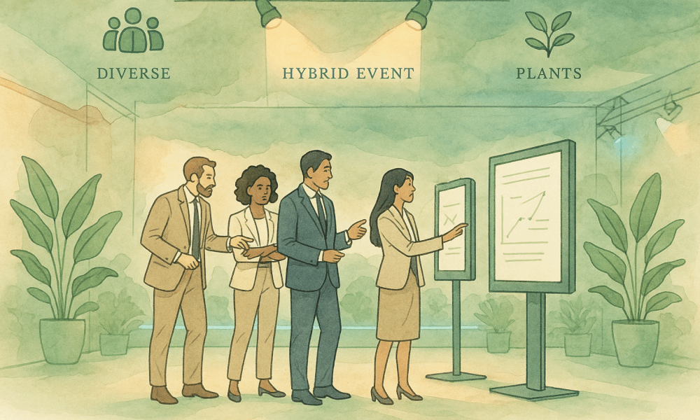 A photo from a corporate seminar showing engaged participants during a presentation, illustrating the importance of corporate events.