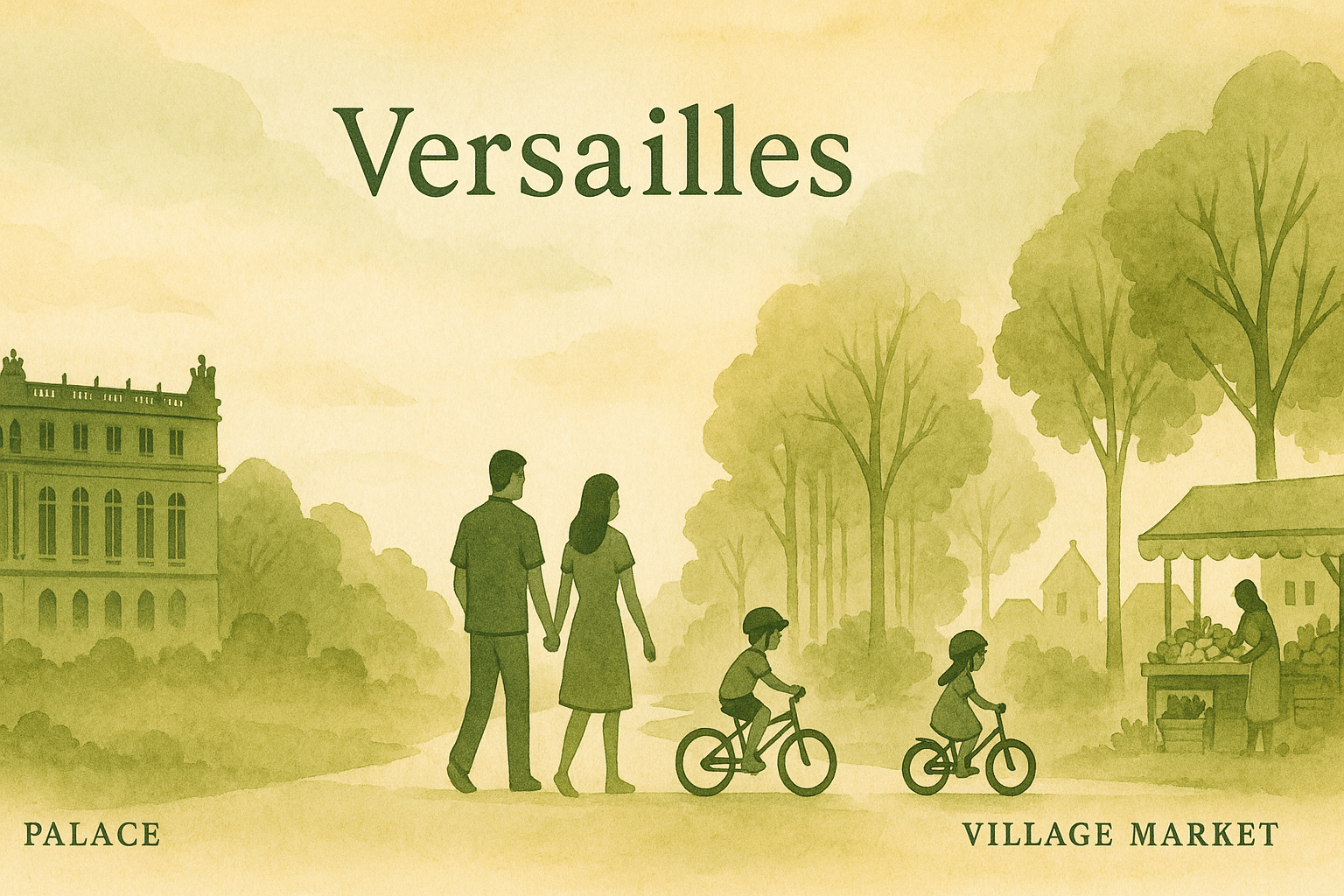 Image présentant différentes activités à faire dans les Yvelines, incluant des paysages et des attractions touristiques.