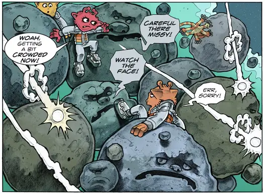 An emotosphere graphic novel cartoon panel.