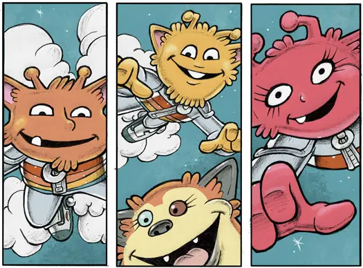 An emotosphere graphic novel cartoon panel.