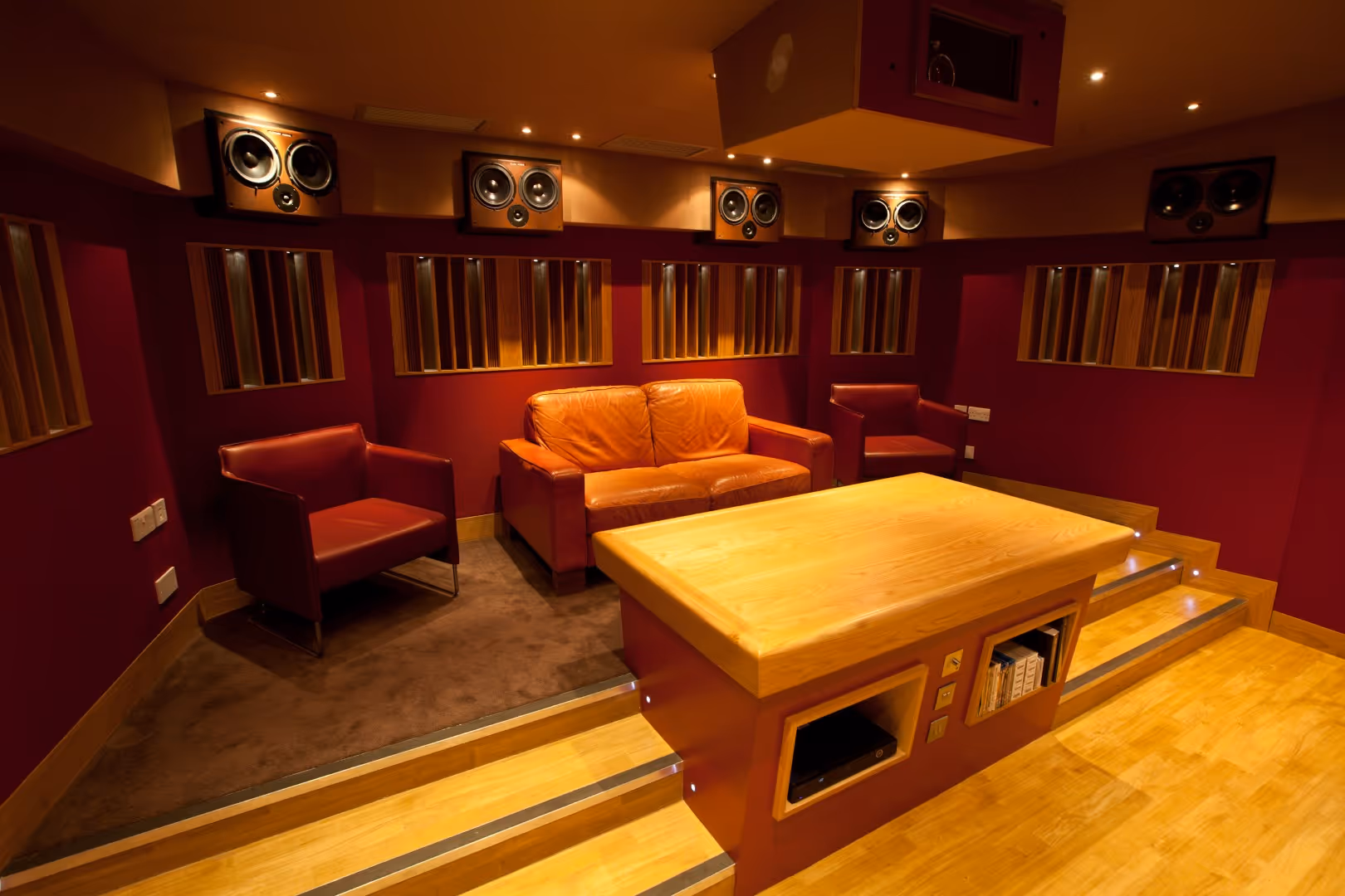 Spool Post - White Mark designed post production control room