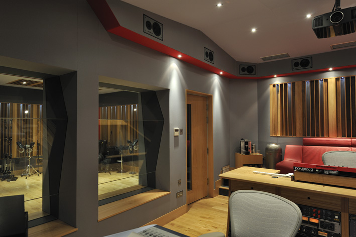 Karism Productions control room viewing windows