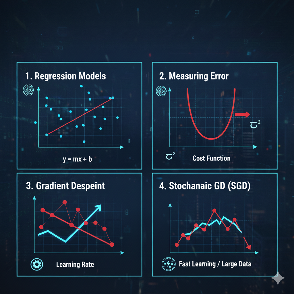 Regression and Gradient Descent: Predicting Numbers in Machine Learning
