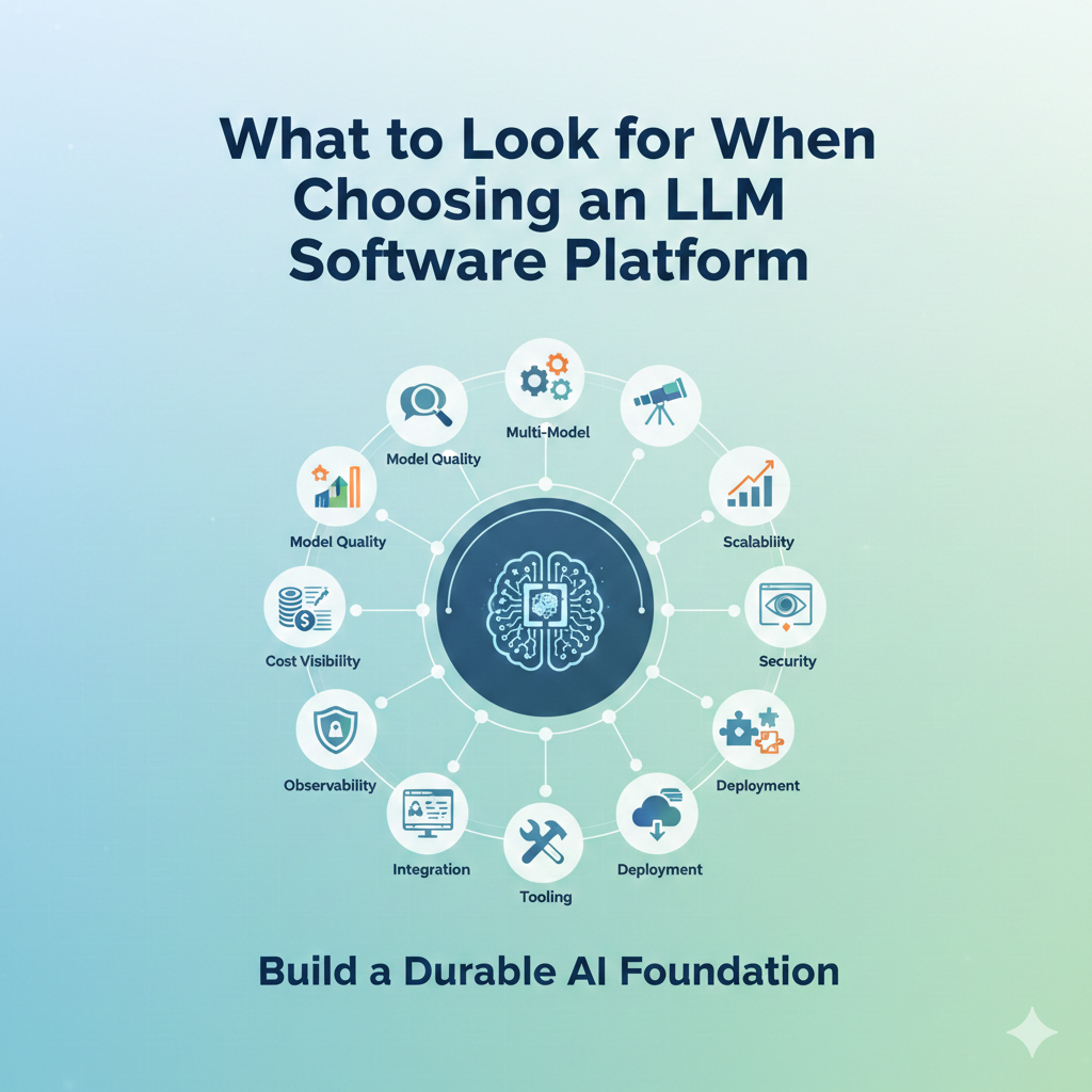 What to Look for When Choosing an LLM Software Platform
