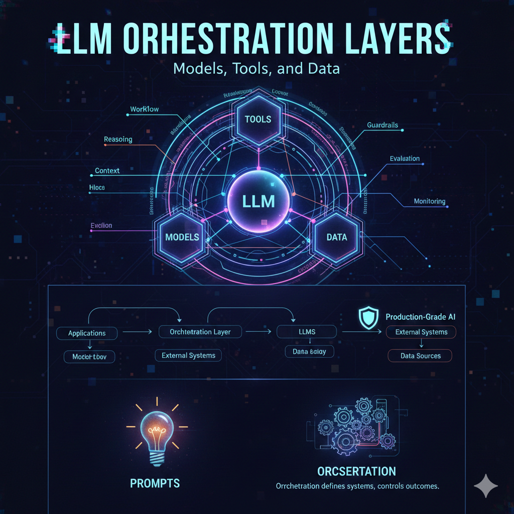 LLM Orchestration Layers: Models, Tools, and Data
