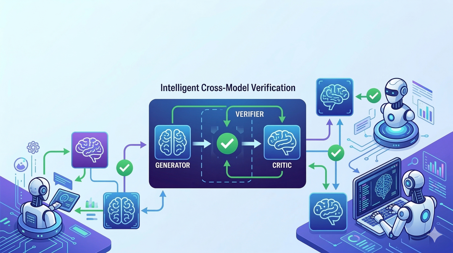 Cross-Model Verification in Multi-Layer AI Architectures