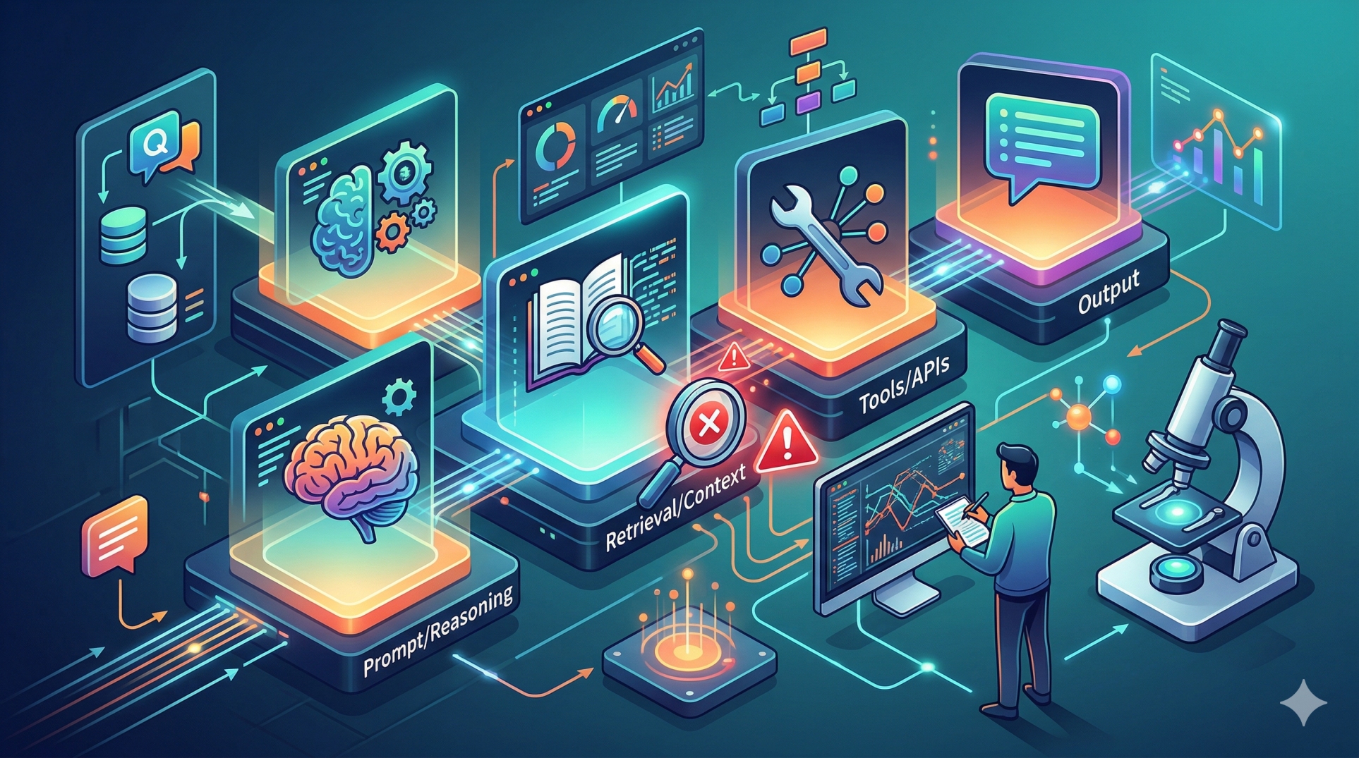 Debugging Multi-Layer LLM Systems in Production
