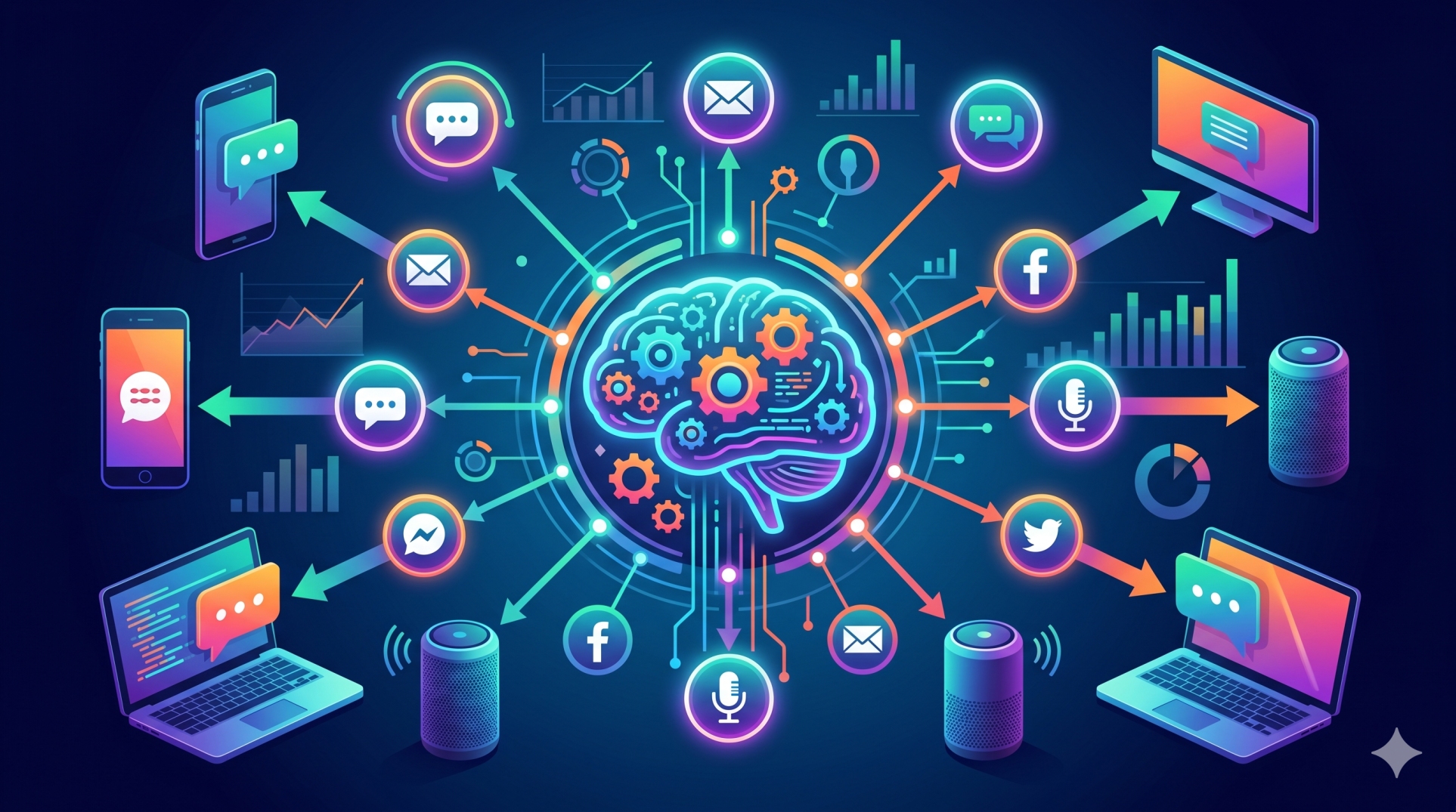 Cross-Channel AI Systems Powered by LLM Software