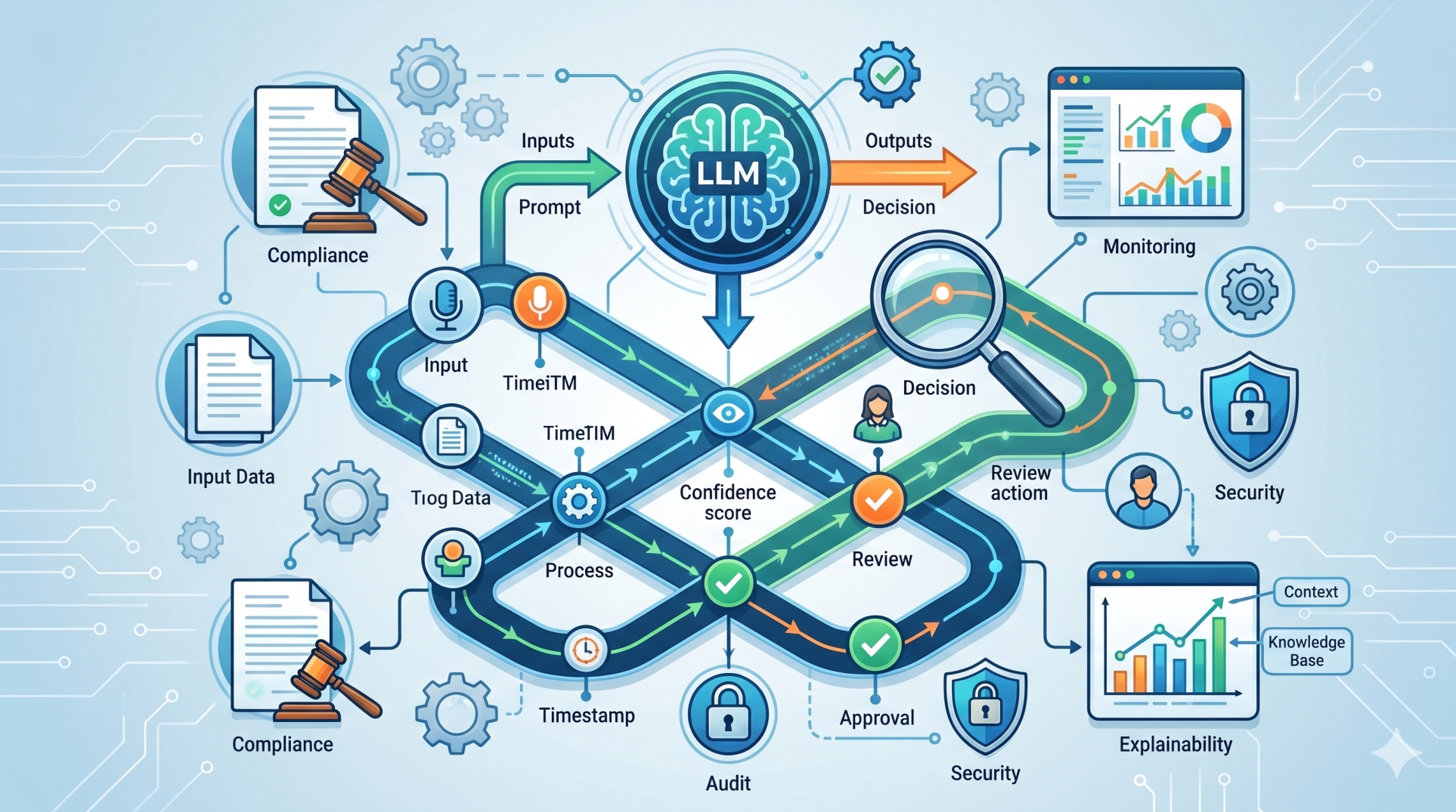 Audit Trails for LLM-Based Decision Systems