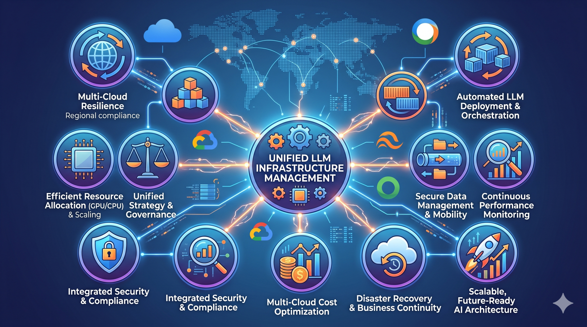 LLM Infrastructure Management Across Multi-Cloud Environments