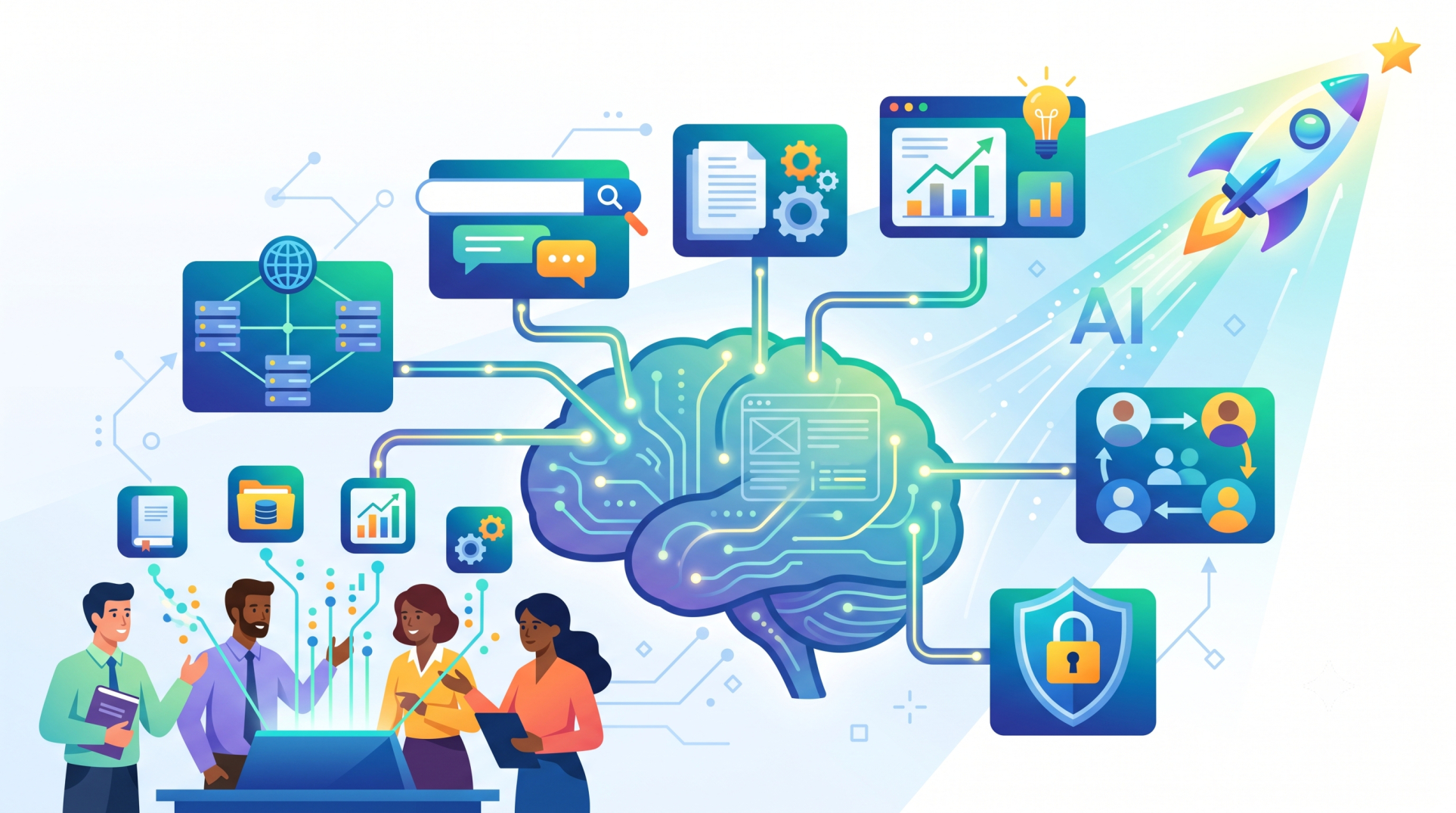 Building Organizational Intelligence with LLM Software