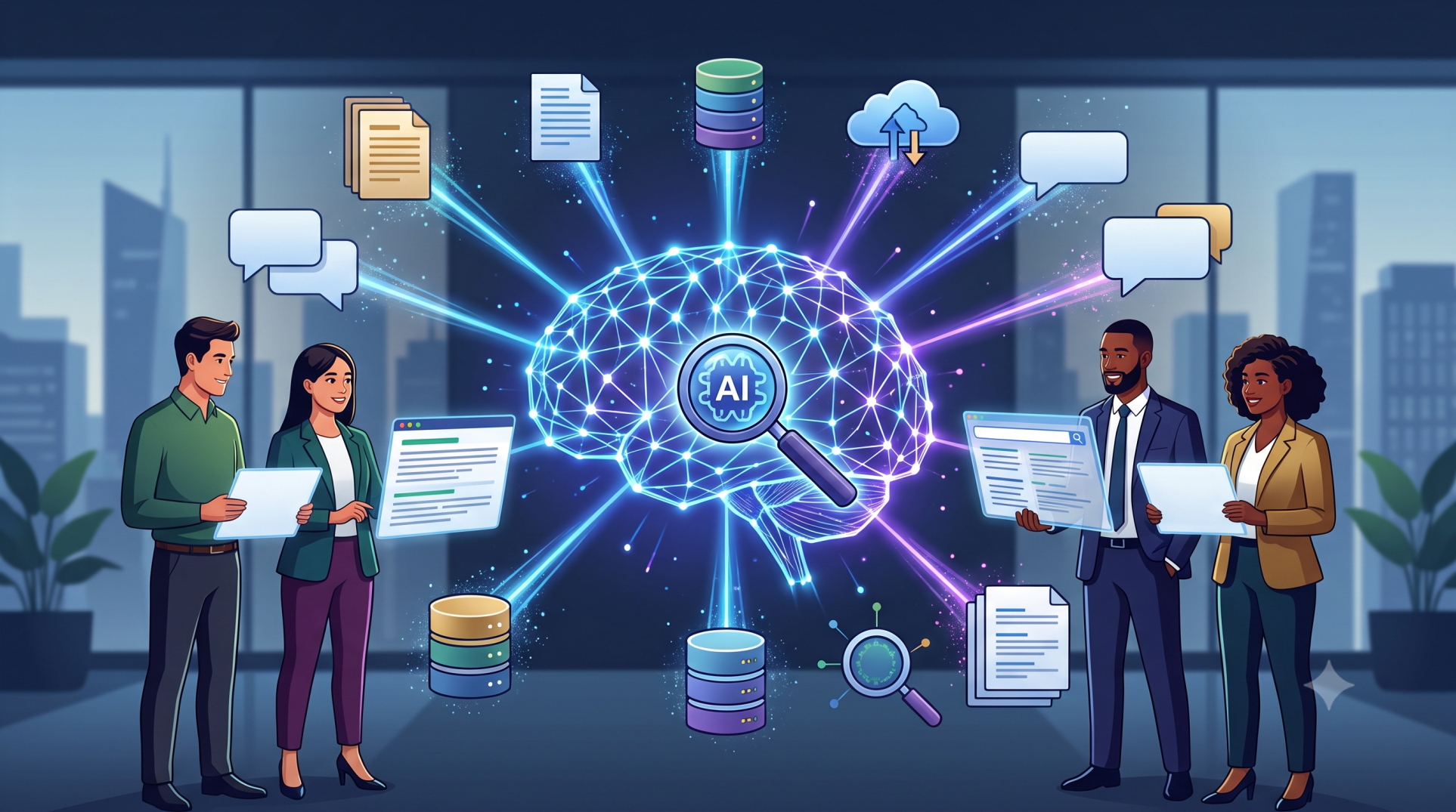 Next-Generation Enterprise Search Powered by LLM Software