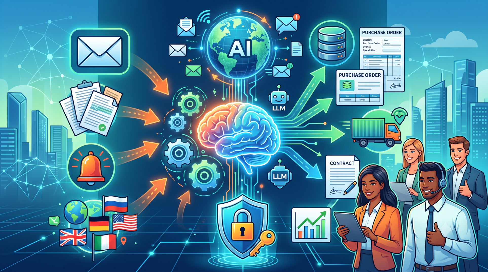 Building Intelligent Supplier Communication Systems with LLMs