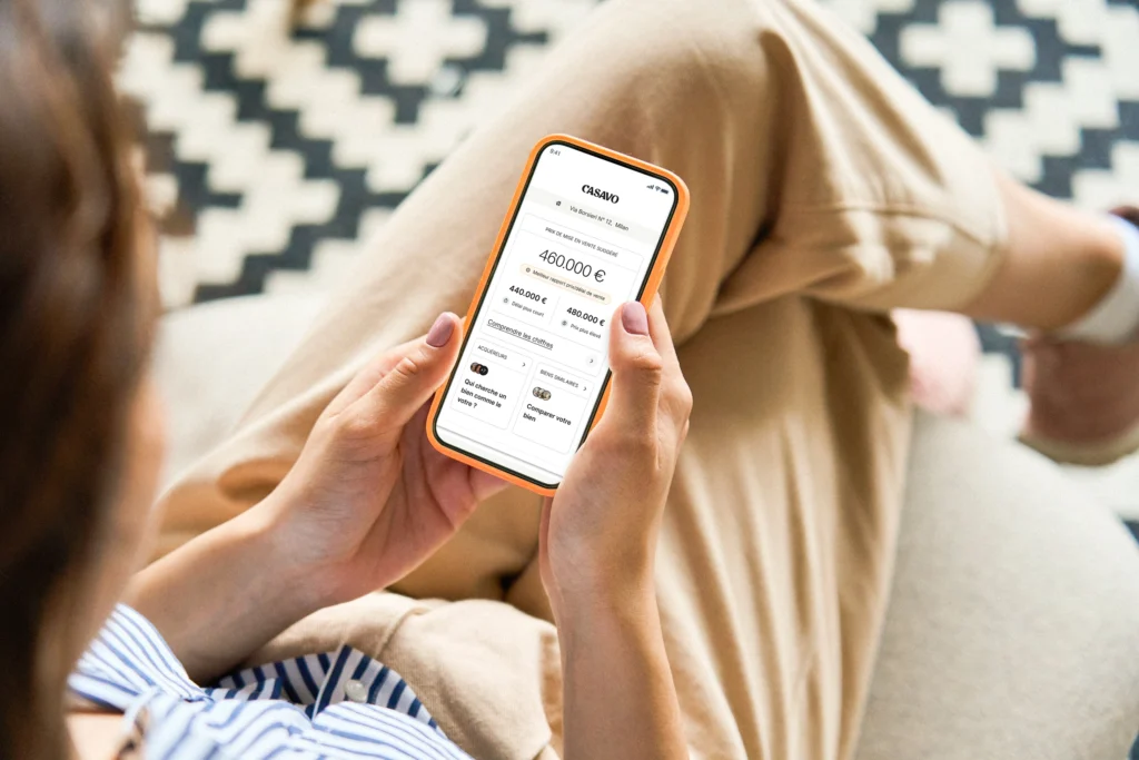 Estimation du prix de l'immobilier Casavo