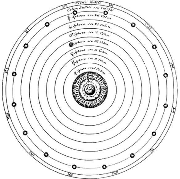 Black circular design with concentric rings and a stylized emblem in the center resembling a winged shape with a star above.