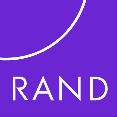 White text 'RAND' in a modern font on a purple background with a partial white curved line.