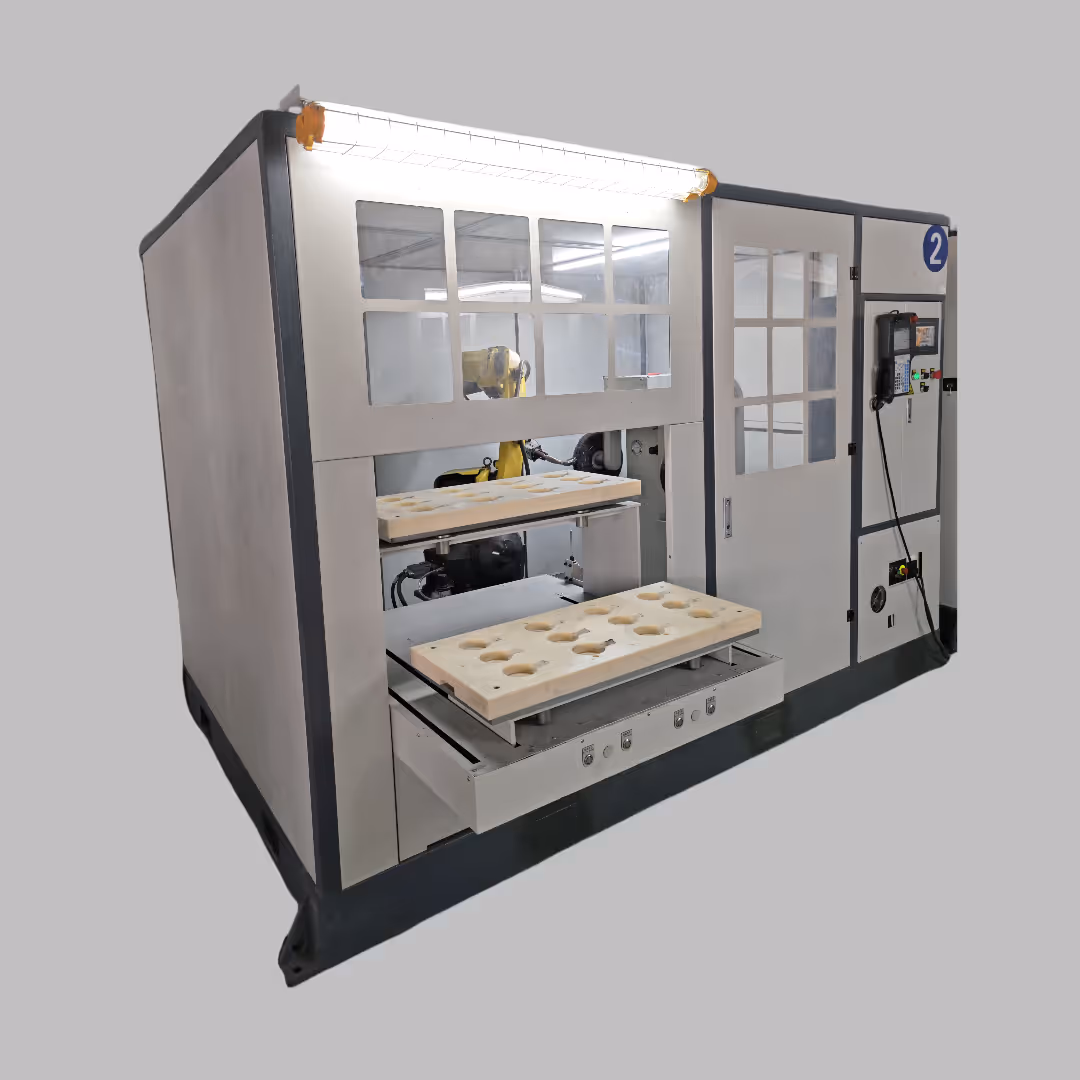 Automated Robotic Polishing  Machine System 2b