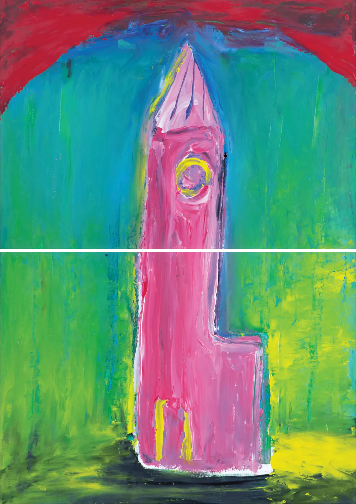 "klaksvikstriden", by ulrik schjerbeck, ink on paper, 2025