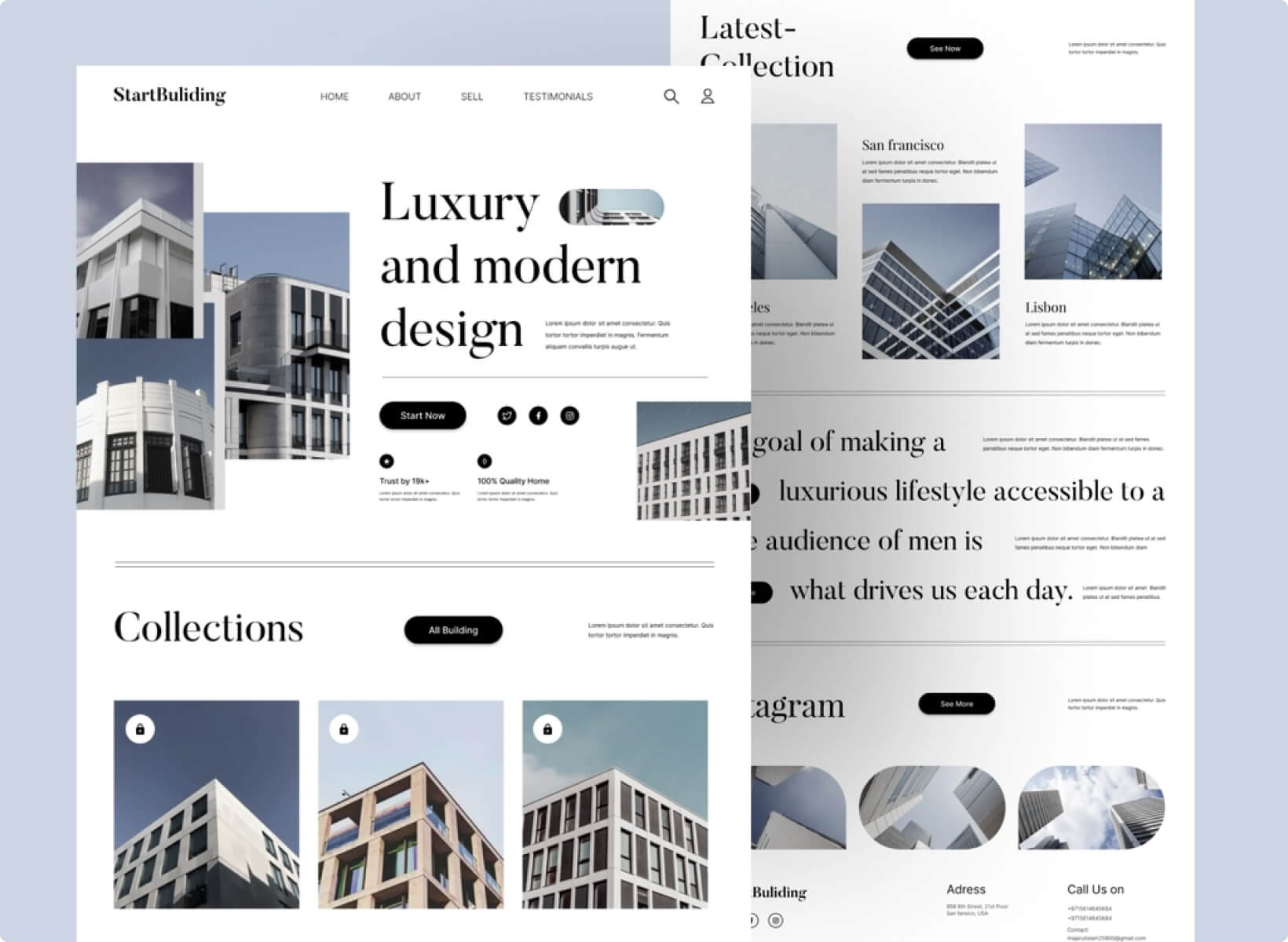 Architecture Studio Website Design
