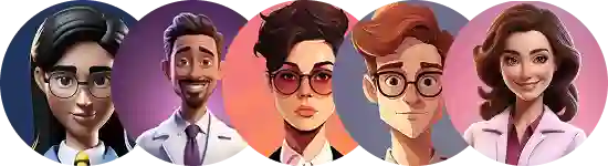 Voici 5 avatar clients