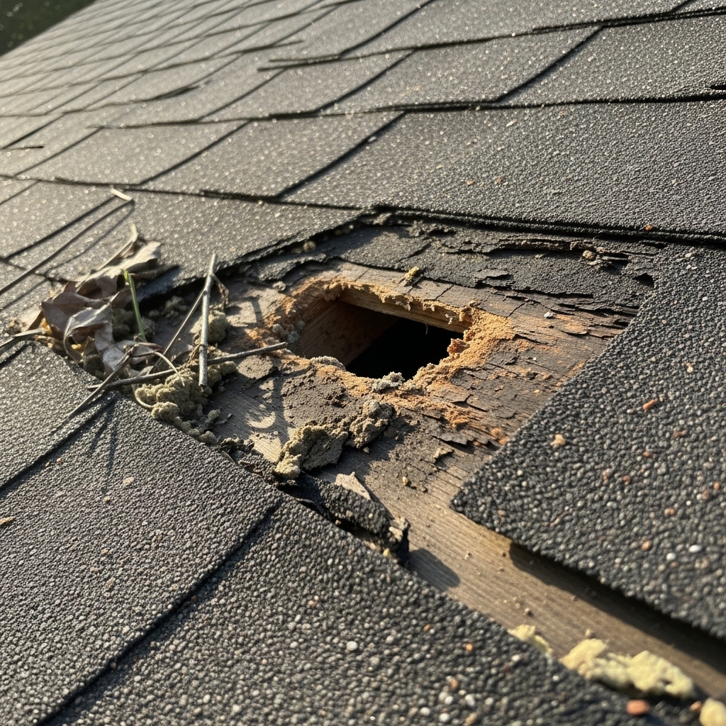 image of safety hazard identification (for a home inspector)