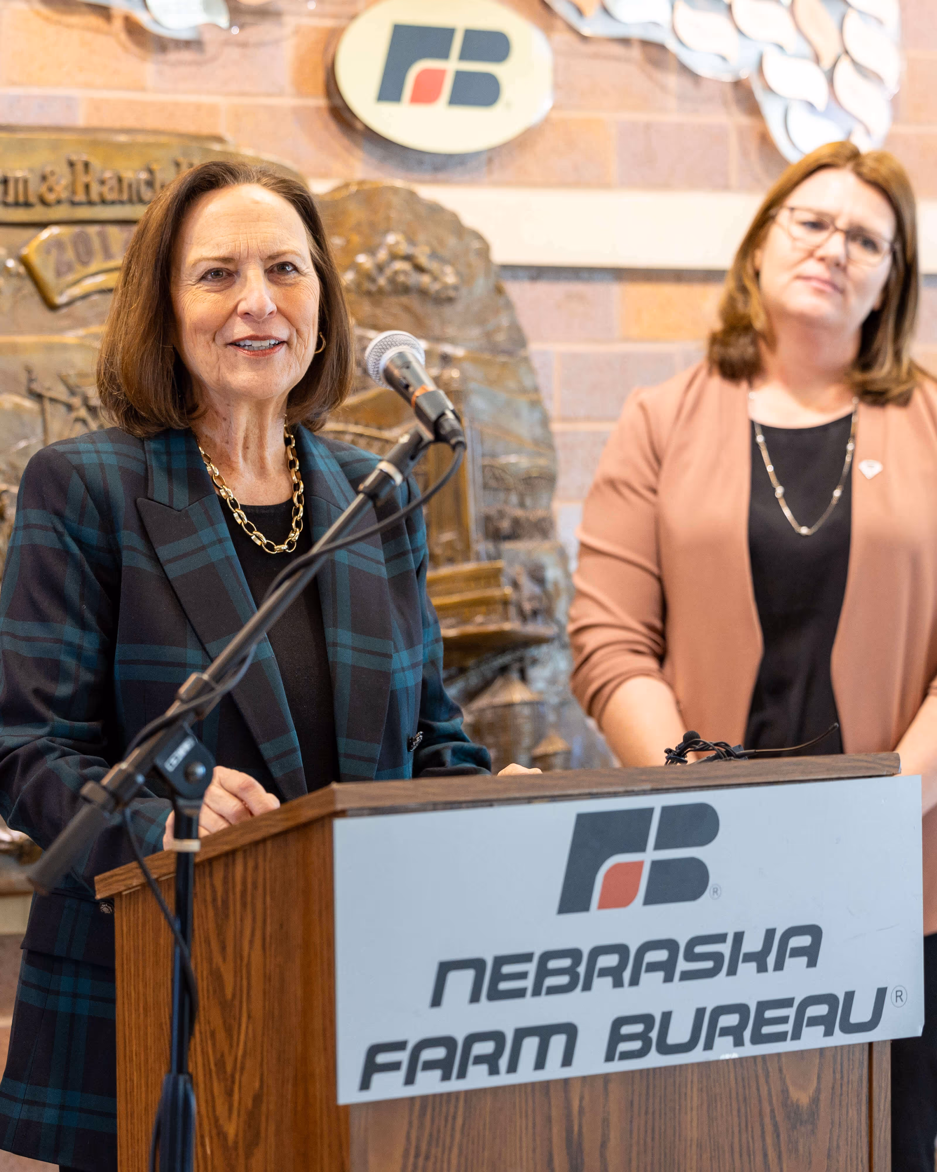 Woman giving a speech