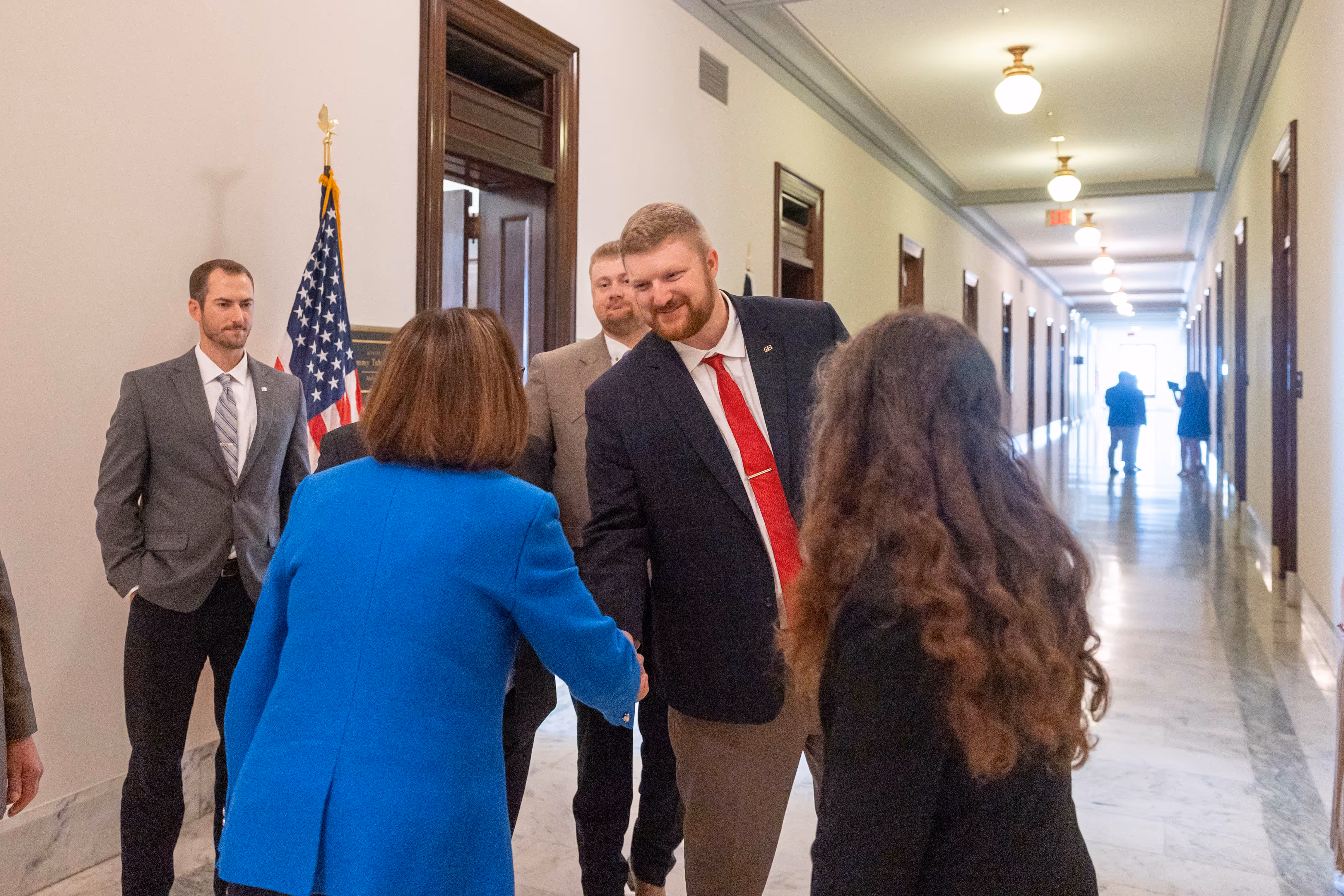 People shaking hands