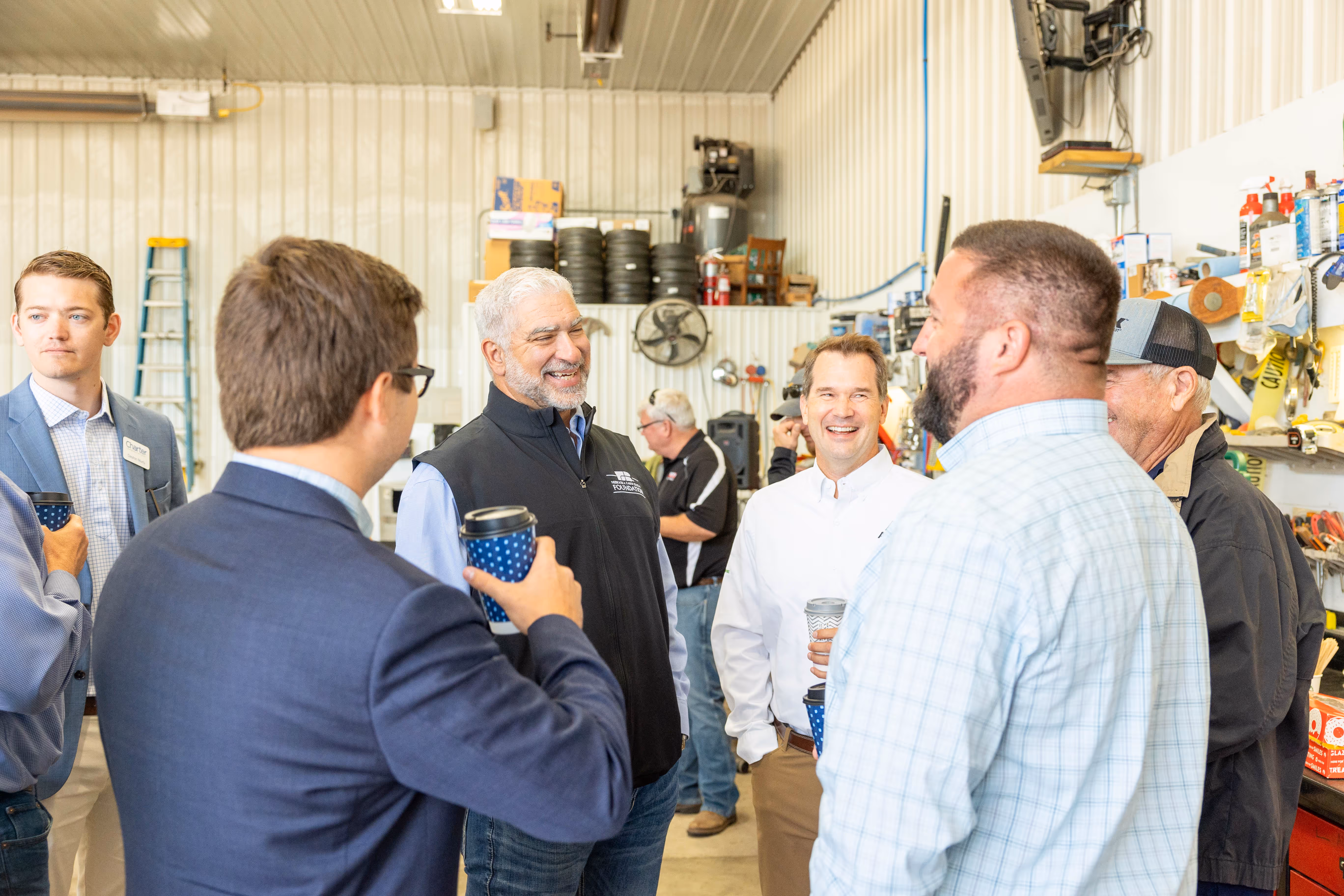 Group of people talking