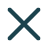 a cross-out symbol that looks like a letter "x"
