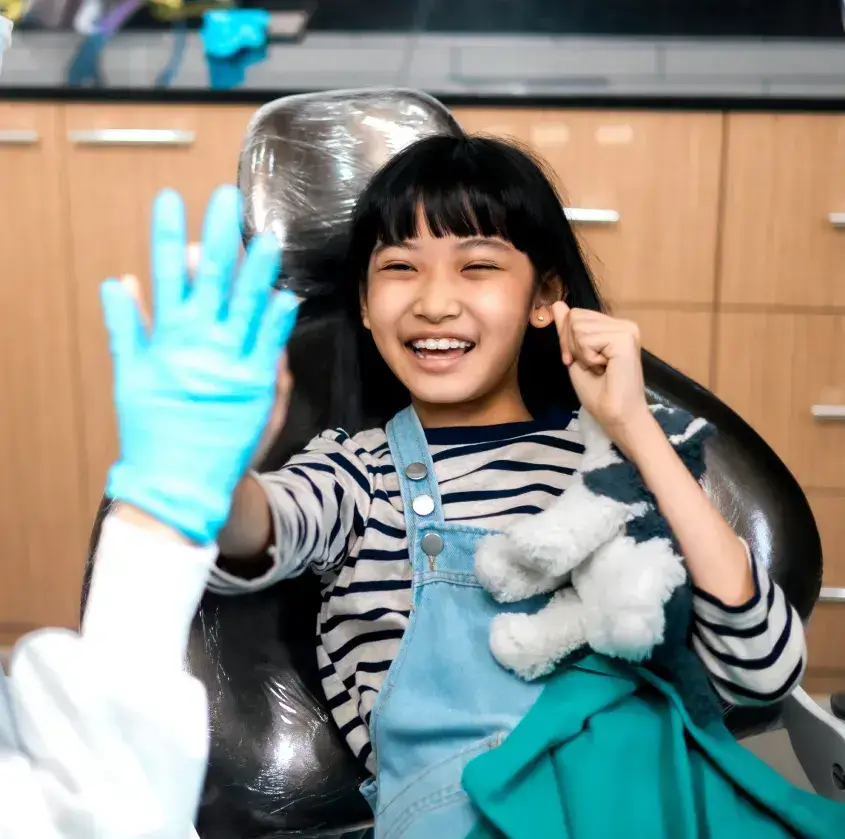 root canals kids smiling
