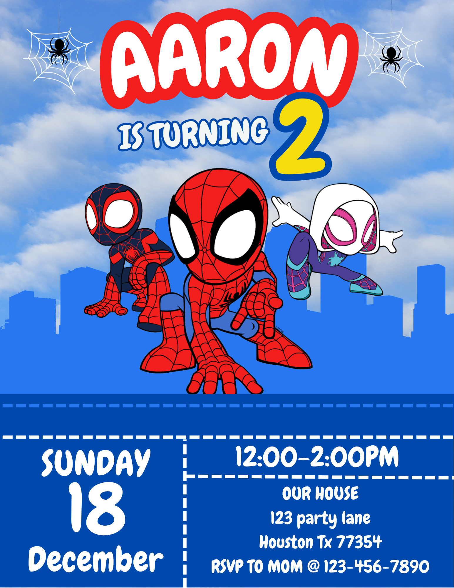 Custom Spidey Design