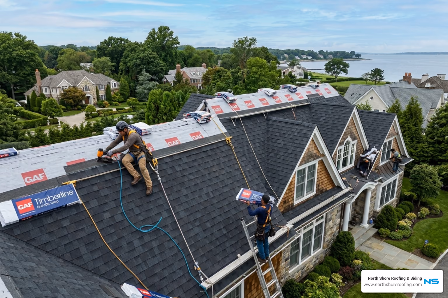 Luxury shingle installation in Manhasset NY - roofers in nassau county ny Luxury shingle installation in Manhasset NY - roofers in nassau county ny