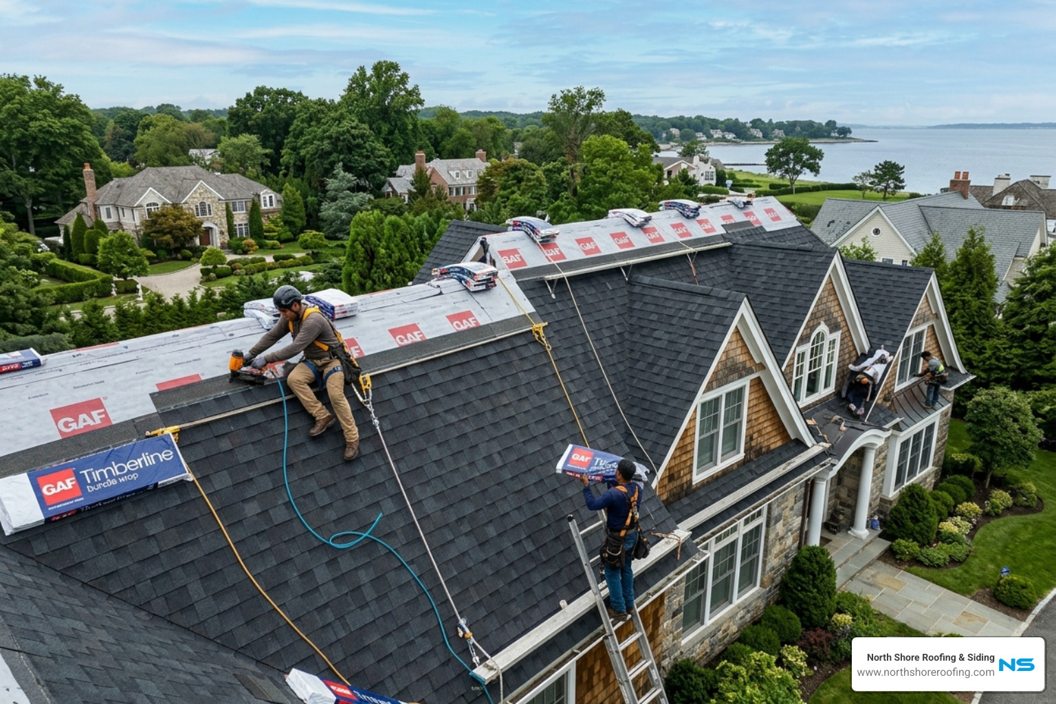 Luxury shingle installation in Manhasset NY - roofers in nassau county ny Luxury shingle installation in Manhasset NY - roofers in nassau county ny