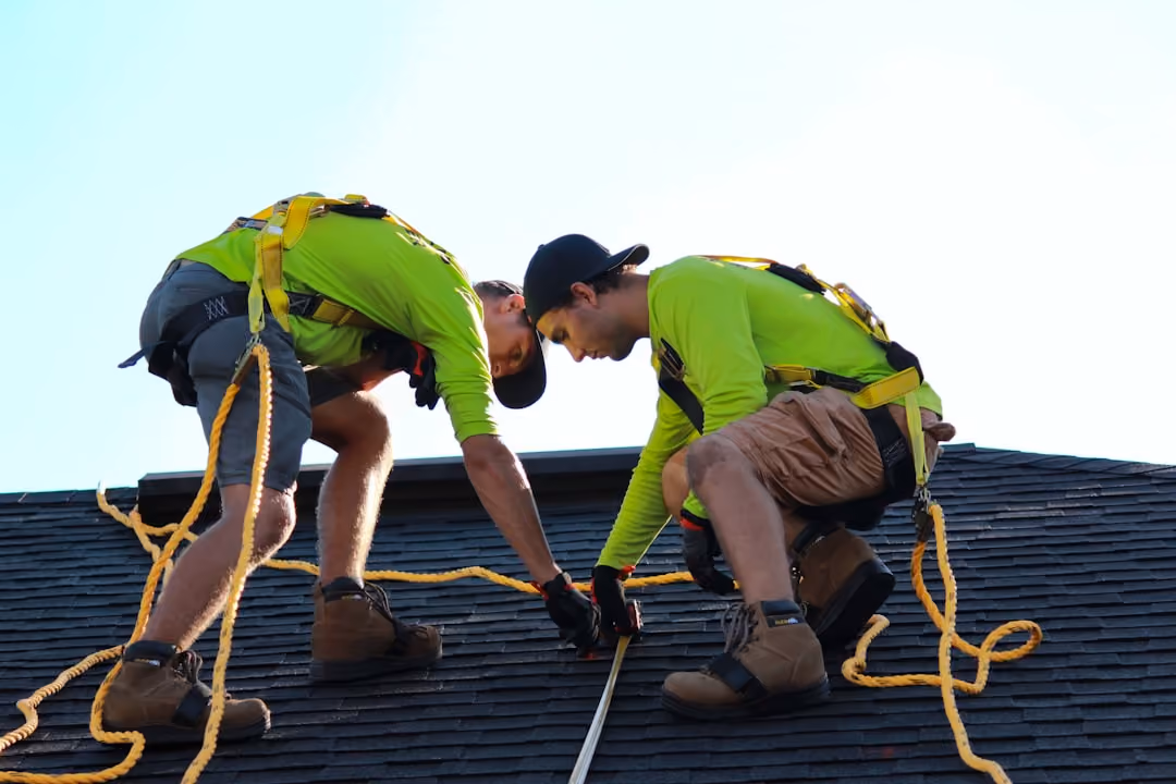 certified roofing crew at work on a Long Island home - roofing contractors suffolk county ny