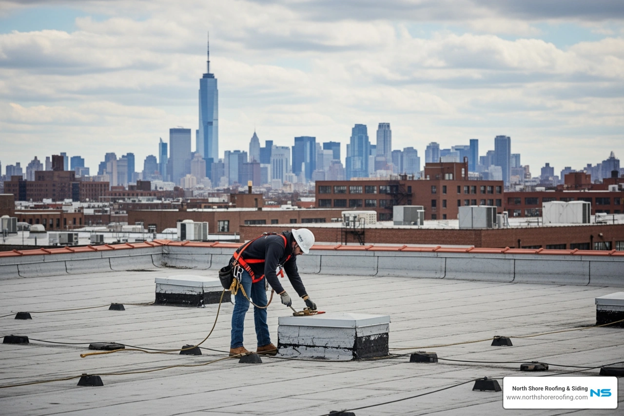 industrial roof inspection in Flushing NY