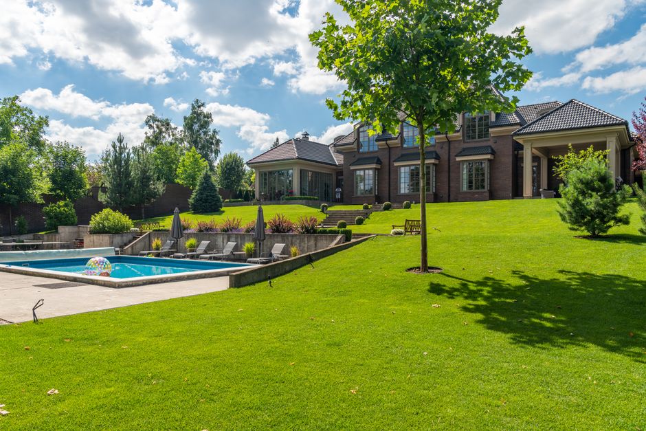 High-end copper gutters on a luxury residence - gutter contractors near me High-end copper gutters on a luxury residence - gutter contractors near me