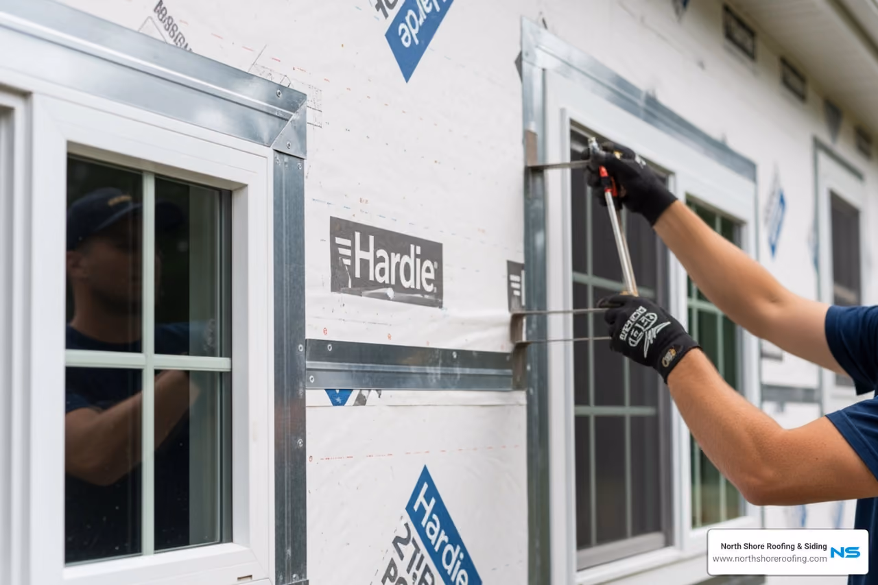 Master hardie siding flashing installation in Queens, Long Island—Port Washington, Flushing, Bayside, Locust Valley, Manhasset. Pro tips for moisture protection & warranty!